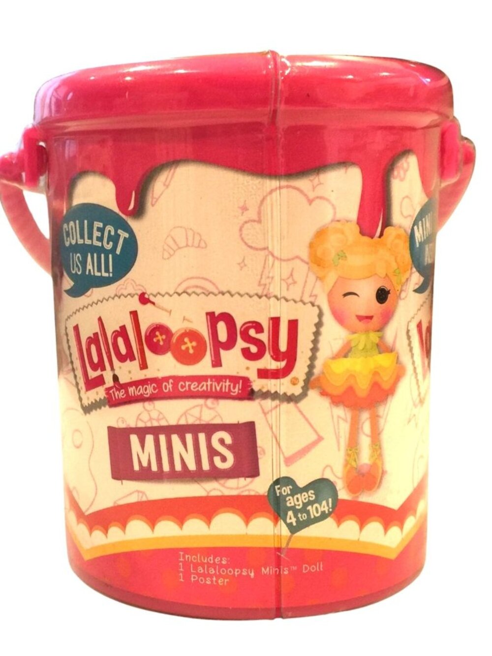 LALALOOPSY Minis The Magic of Creativity Mini Doll & Poster 2016 Sealed